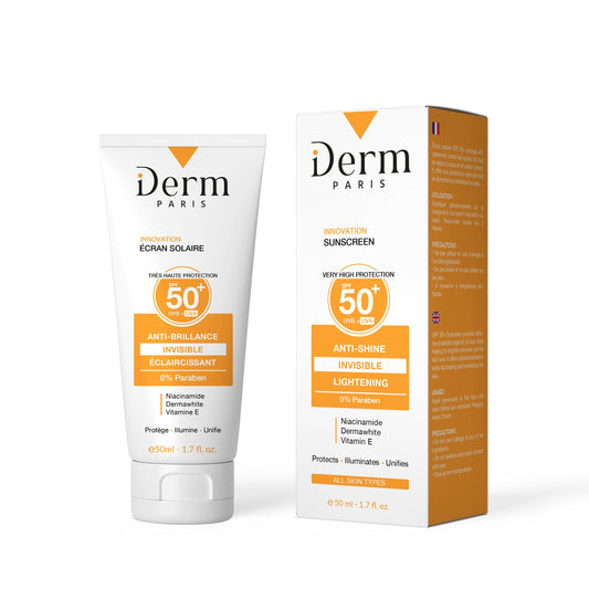 Écran Solaire SPF 50+ Invisible Éclaircissant
