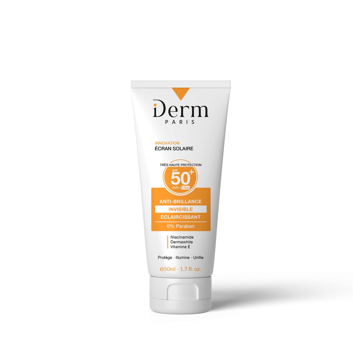Écran Solaire SPF 50+ Invisible Éclaircissant