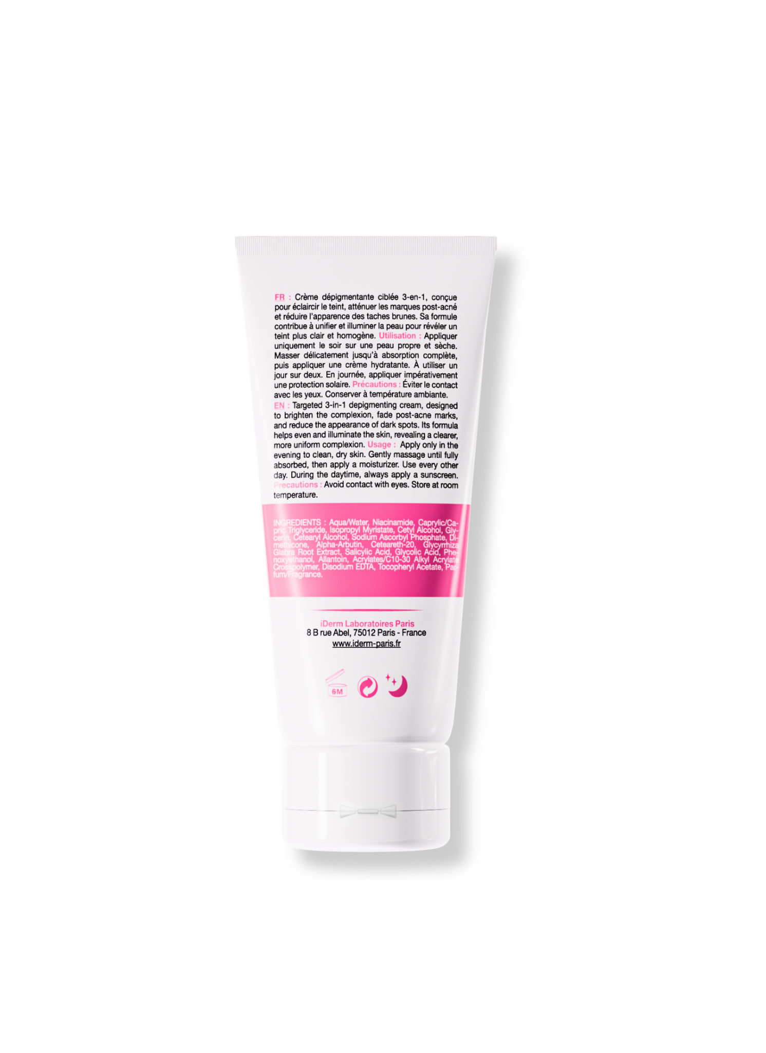 Crème Dépigmentante 3-en-1 Nuit - Éclaircissante